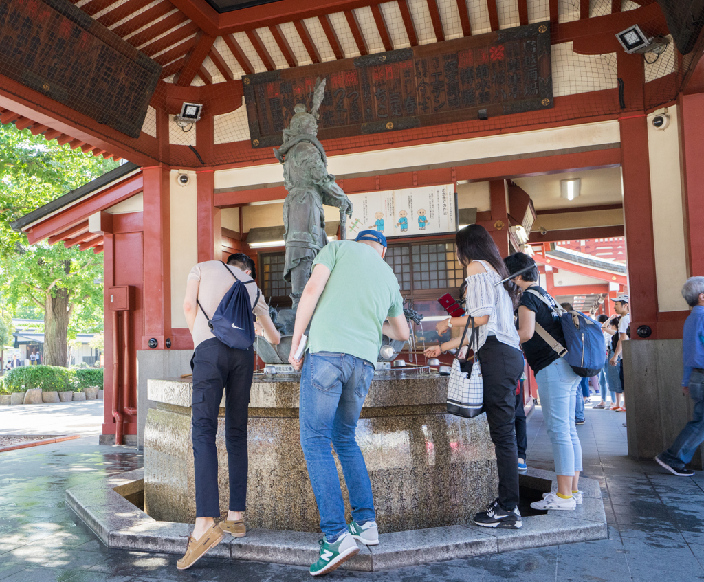 お清めしてからお参り