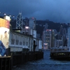 ムードのある看板　スターフェリー桟橋　香港