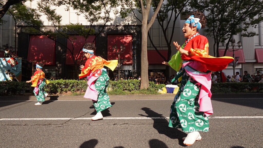 無心に踊る
