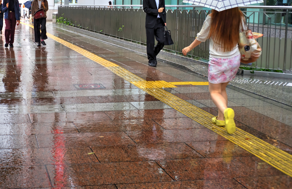 黄色は私の通り道　？