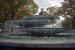 １１月の噴水