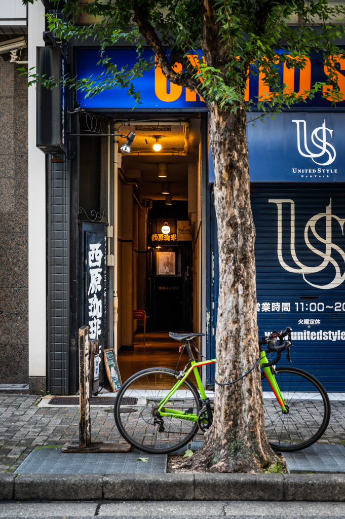 奥の喫茶店