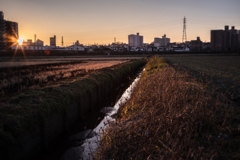 いつもの夕景