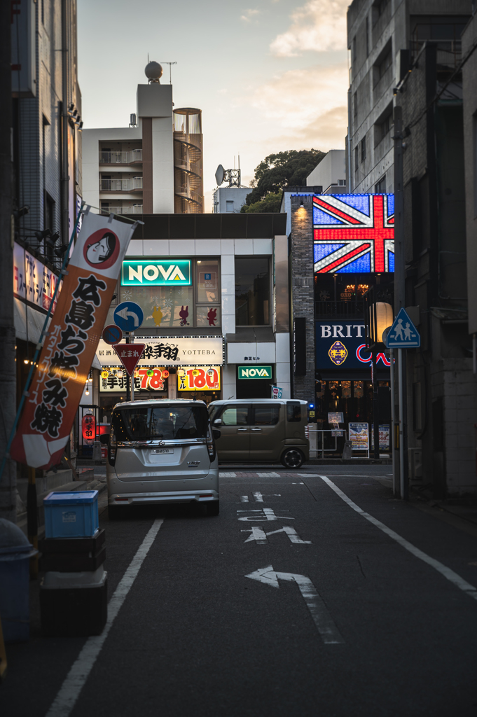 日が落ちるころ