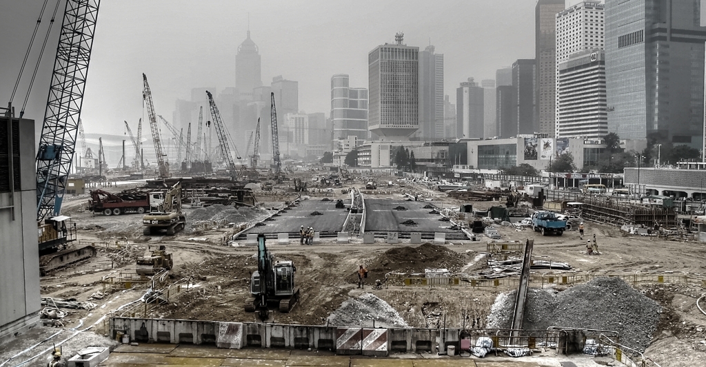 なんとなくSF的な光景　香港