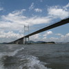 虎門大橋を眺める　中国
