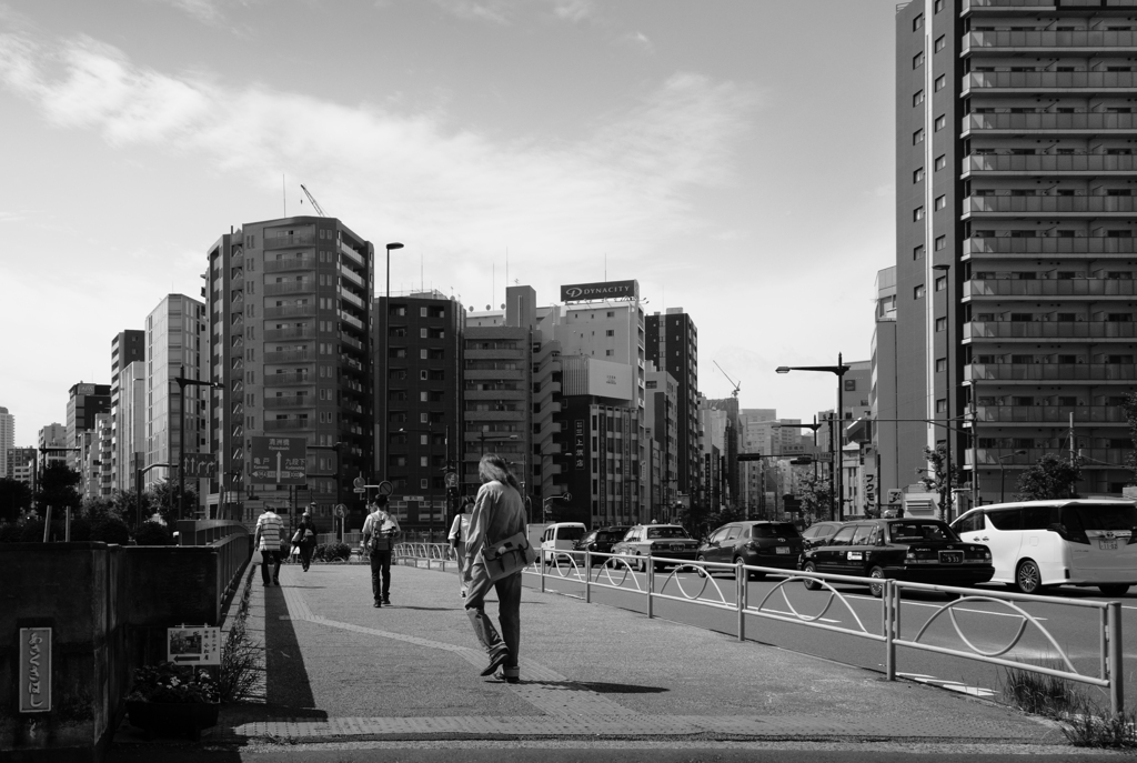 暑い日の浅草橋