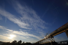 一ノ戸川橋梁のスポットライト