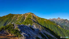 槍ヶ岳と大天井岳