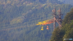 ケーブルクレーン遠景