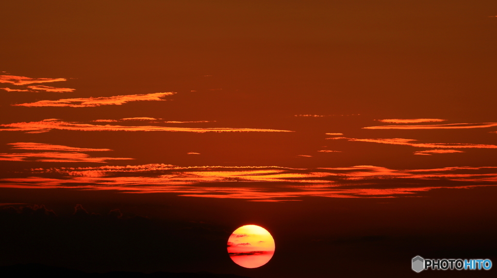 今日もまた夕陽撮影