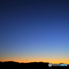 金星輝く夕景