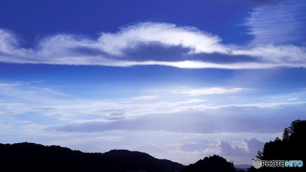 太陽は雲の中