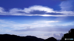 太陽は雲の中