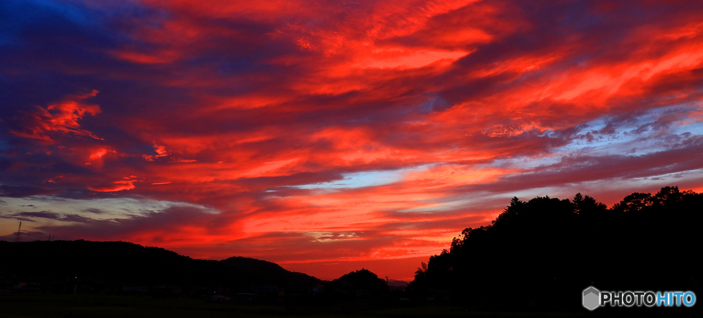 綺麗な夕焼け