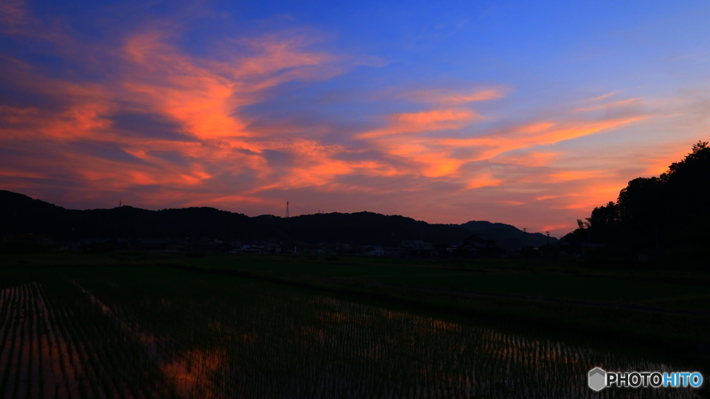 金曜日夕暮れに
