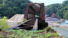 北恵那鉄道木曽川橋梁再び
