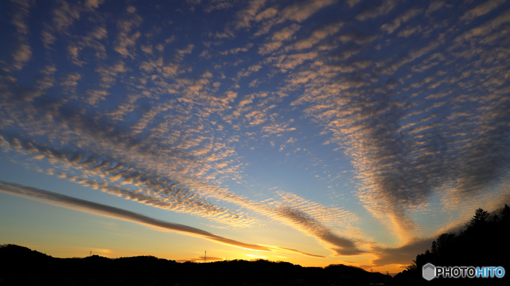 今日の夕景