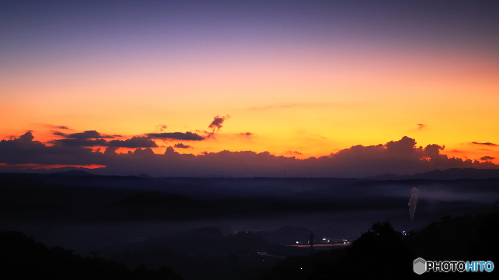 日の出前の撮影はお気に入り