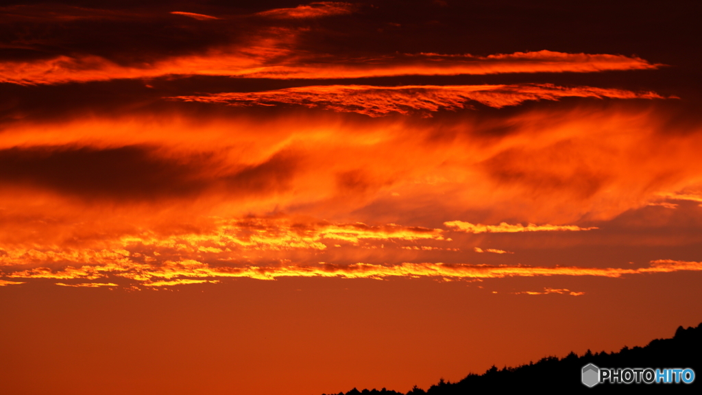 今日の夕景