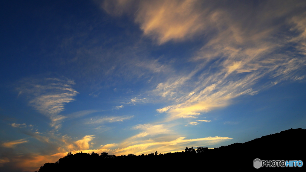 昨日の夕景