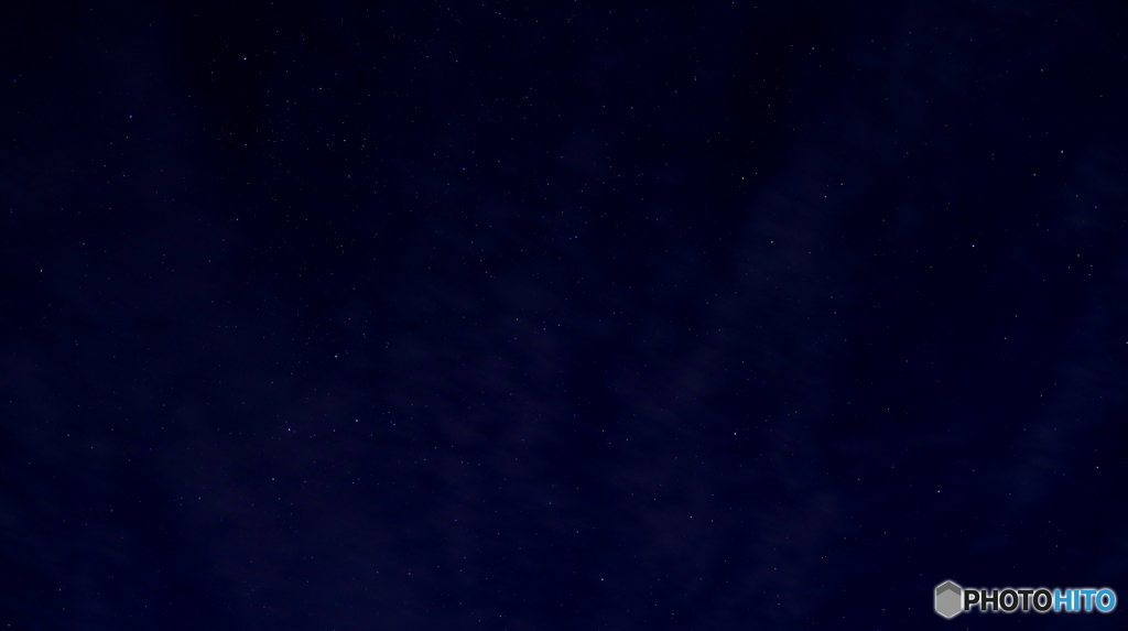 初星空撮影