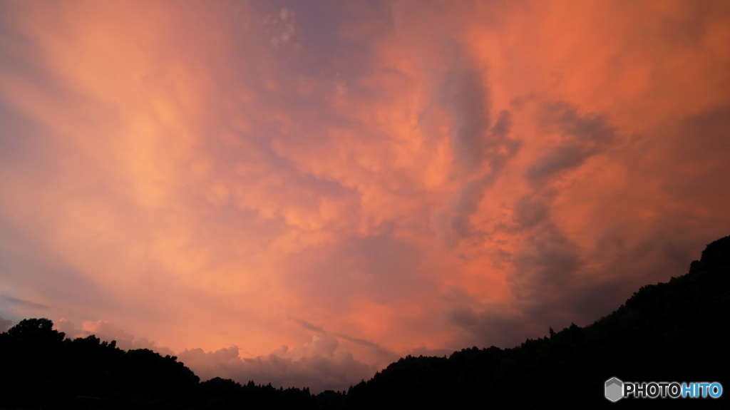 今日の夕景