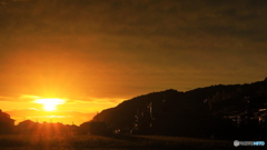 雨上がりの夕方は