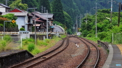 山間の駅