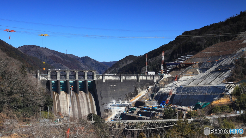 新丸山ダム工事進捗確認