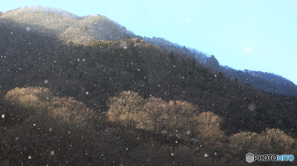 雪降る