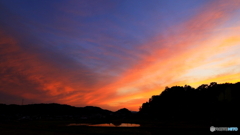 本日の夕景