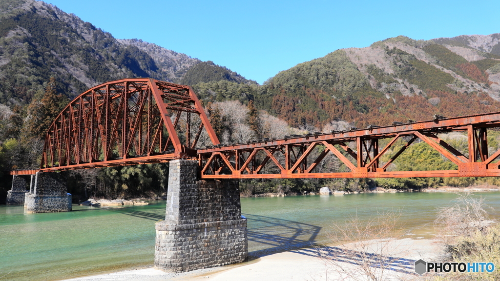 森林鉄道の鉄橋