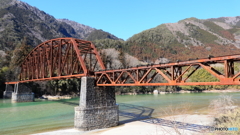 森林鉄道の鉄橋