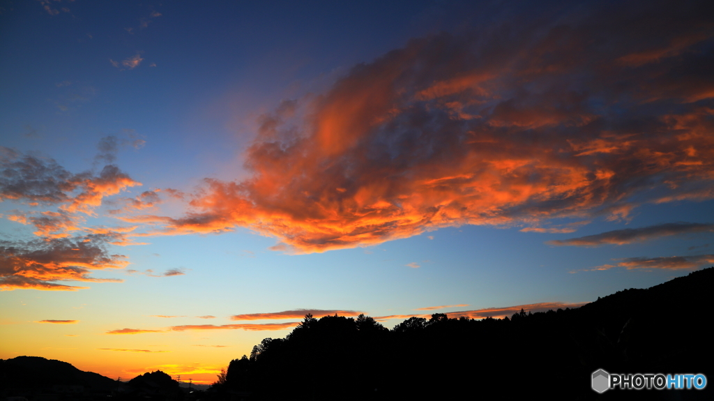 今日の夕景