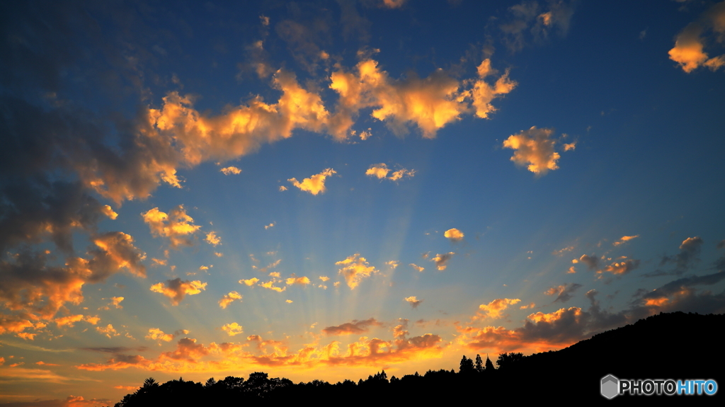 今日の夕景