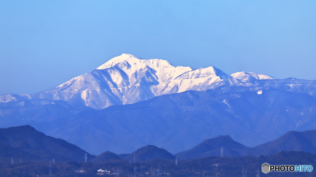 今朝の伊吹山