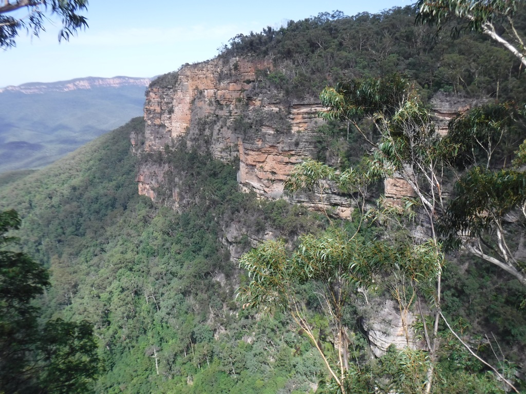 Looking the cliff from the top