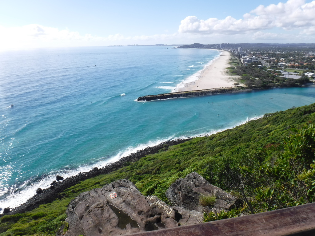 The mouth of the river from upward