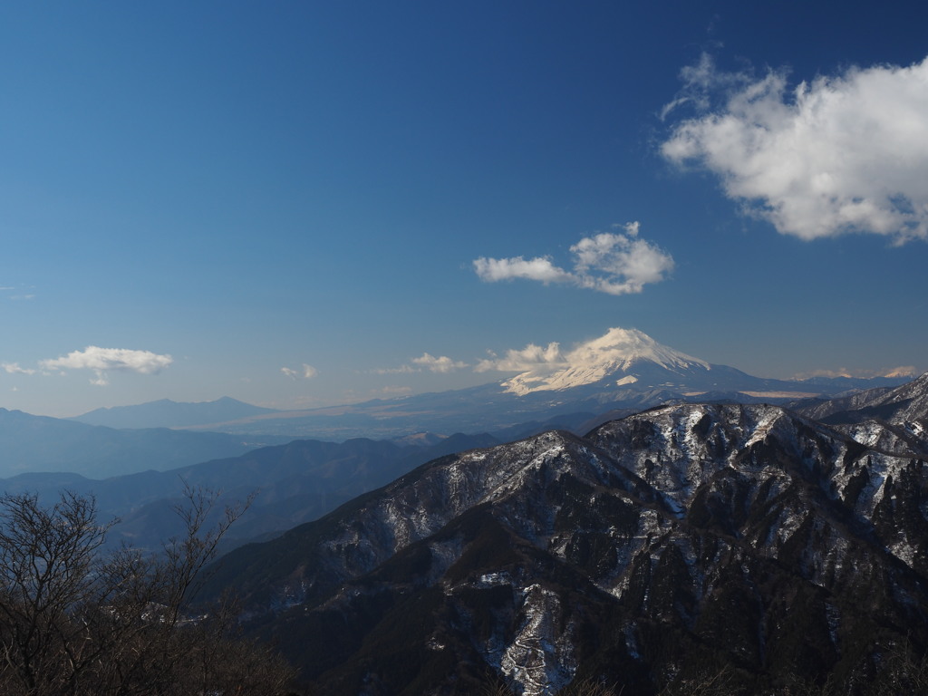 富士山と丹沢