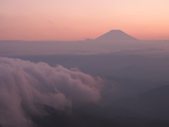 雲海と富士山