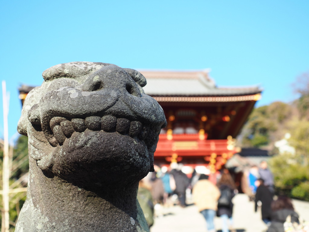 獅子笑う