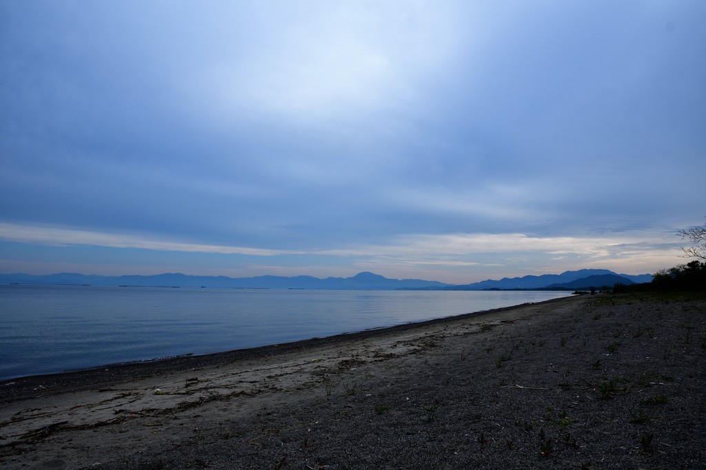 琵琶湖の朝