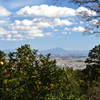 太平山から見える筑波山
