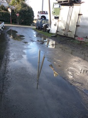 雨上がりの小道