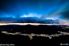 三つ峠山からの朝景１