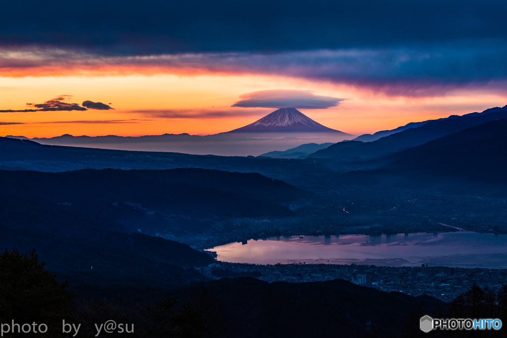 美しき高ボッチの朝景Ⅰ