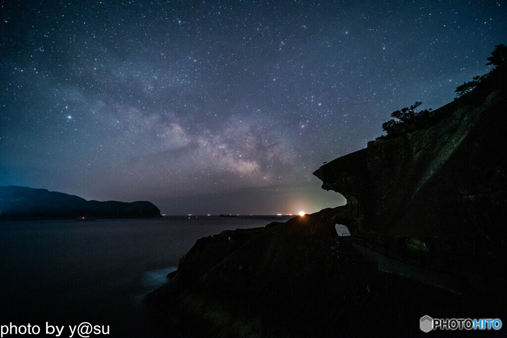 鬼ケ城からの夏の天の川②