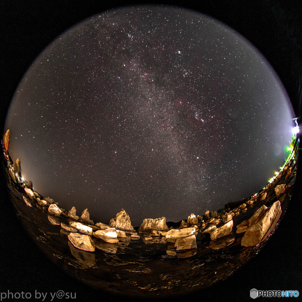 橋杭岩の星空