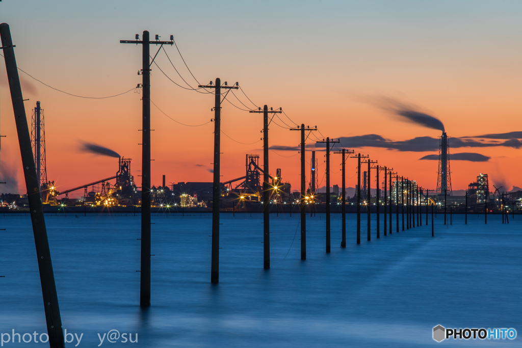 木更津の夕景